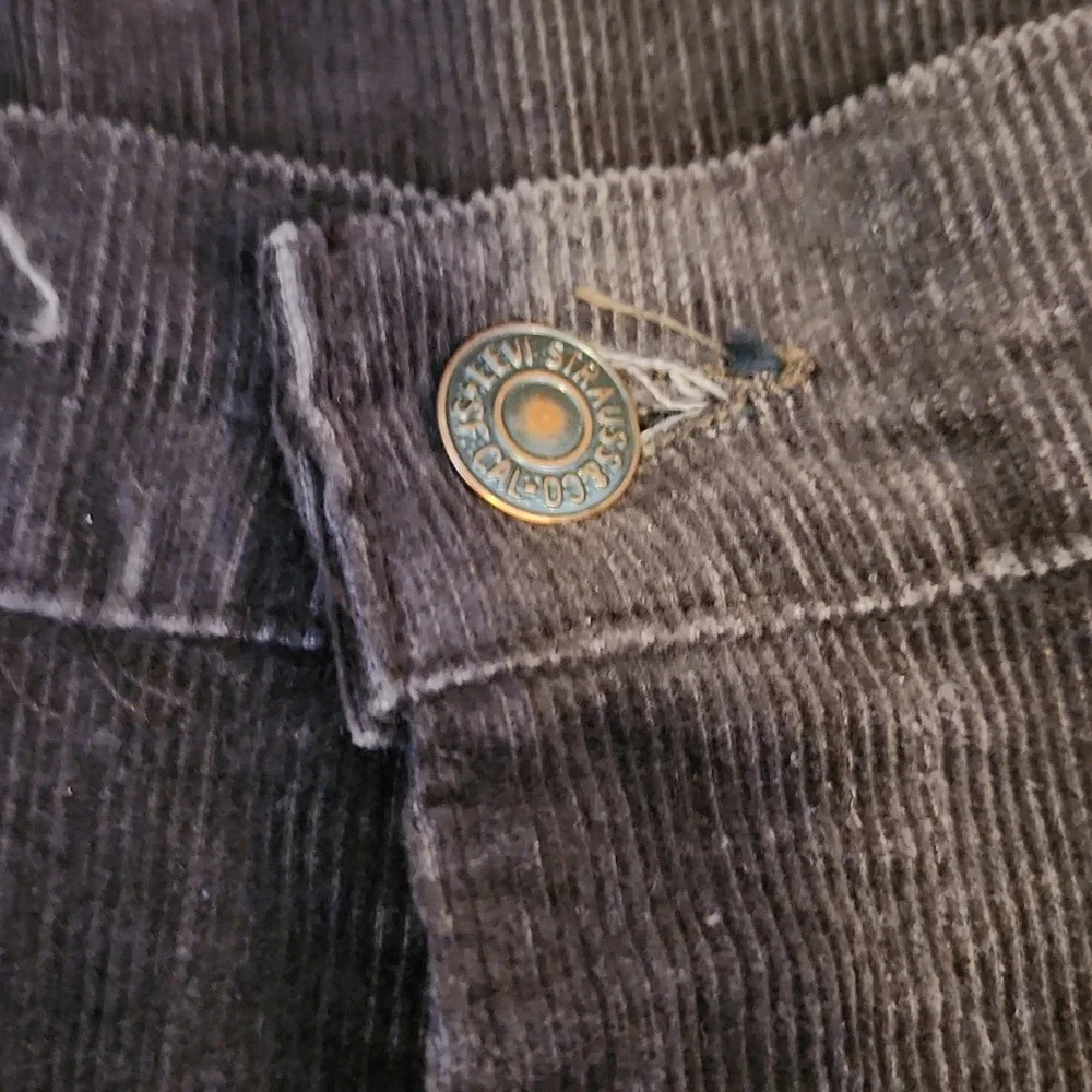 Levis Vintage Brown Corduroy Jeans Size 34 X 36